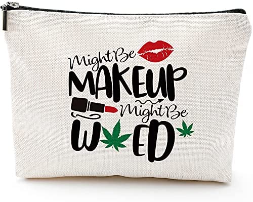 Wholesale Marijuana Gift Pot Gift Might Be Makeup Might Be W Makeup Clutch Cosmetic Bag Weed Gift Stash Box Stash Bag Cosmetic Pouch Travel Case Supply Leader Wholesale Supply