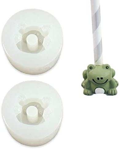 3 Pieces Straw Topper Mold Silicone Straw Topper Attachment Mold for  Tumblers with Plant, Crown, Diamond, Flower, Heart, Animal Shape for 8mm  Straws