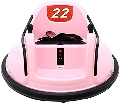 Rainbow Sophia NaNoGoGo Kids Toy Ride-On Bumper Car Vehicle Remote Control 360 Spin ASTM-Certified Green 