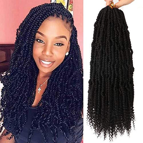 Wholesale 8 Packs 18 Inches Bomb Twist Crochet Hair Spring Twist Hair ...