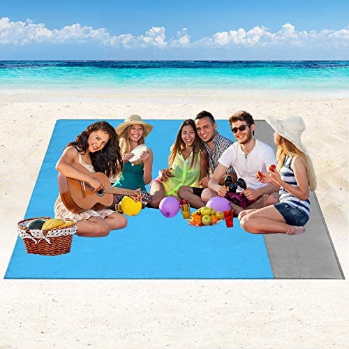 Details about   Beach Blanket Sand Proof Lightweight Sand Mat Outdoor Blanket Picnic   New 