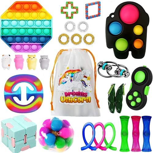 26 Pack Sensory Toys Set Relieves Stress and Anxiety Fidget Toy for Children 