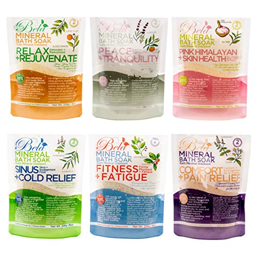 Wholesale Bela Mineral Bath Salts with Essential Oils Bulk Variety Gift