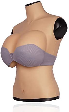 Silicone Breast Forms Fake Boobs Breastplates E Cup For Crossdresser Tan