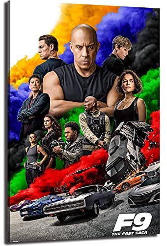 New F9 The Fast Saga IMAX Poster Poster no Frame Movies Poster