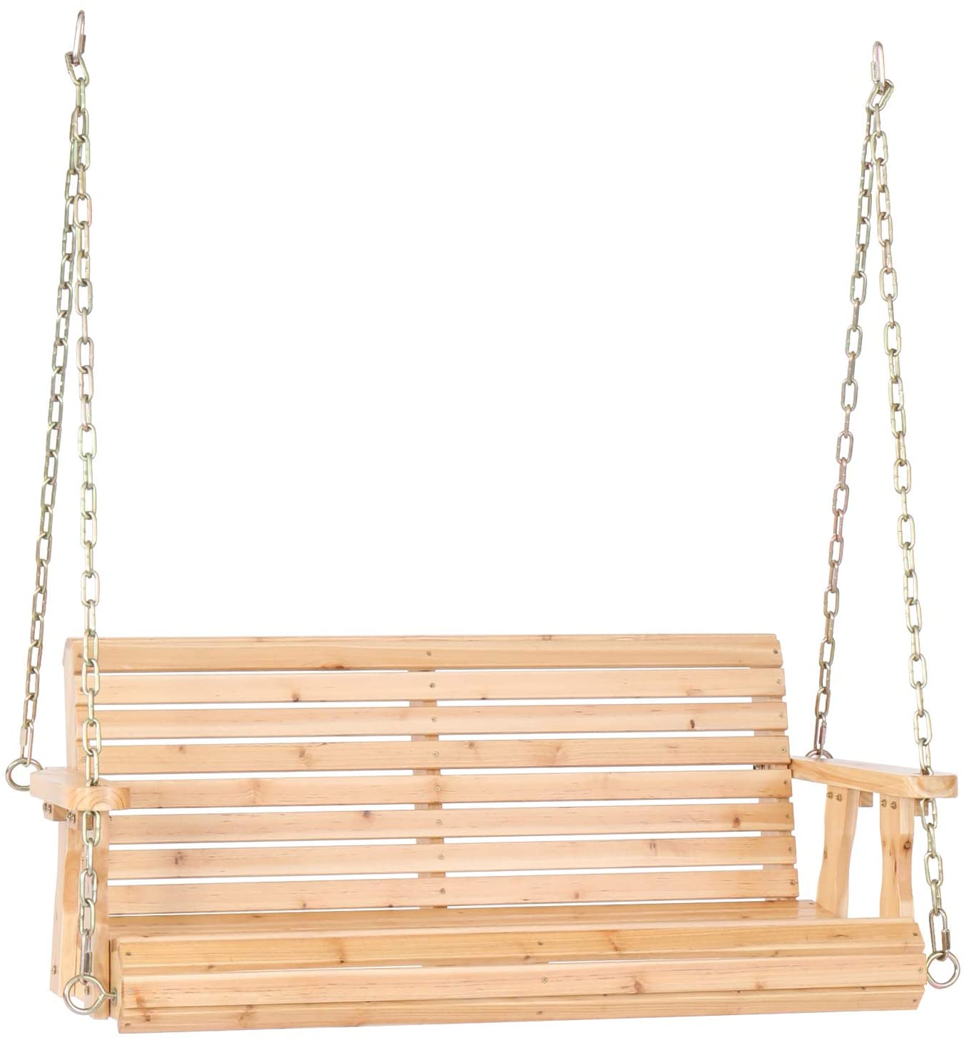 Wholesale VINGLI Upgraded Patio Wooden Porch Swing for Courtyard