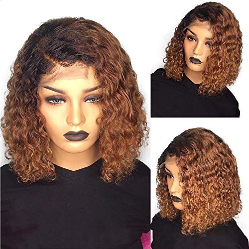 Wholesale 1b 27 Ombre Honey Blonde Short Bob Wigs 13x6 Lace Front Wigs