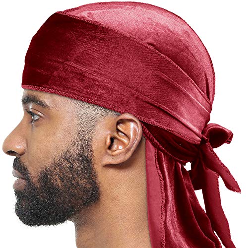 Velvet Durag - Head Wrap 360 Waves Designer Quality Lasts Forever