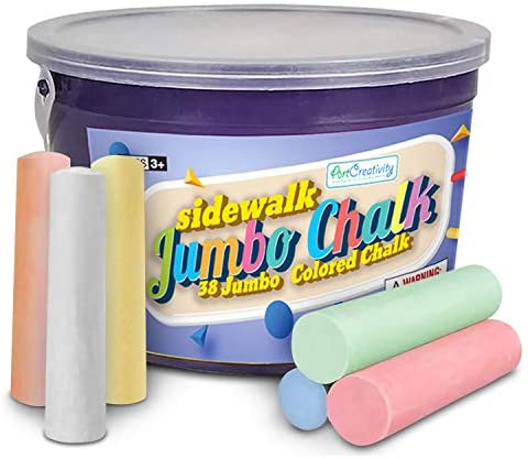 Walkie Chalk Stand Up Sidewalk Chalk Holder - Orange - Creative Outdoor Toy for Kids and Adults!
