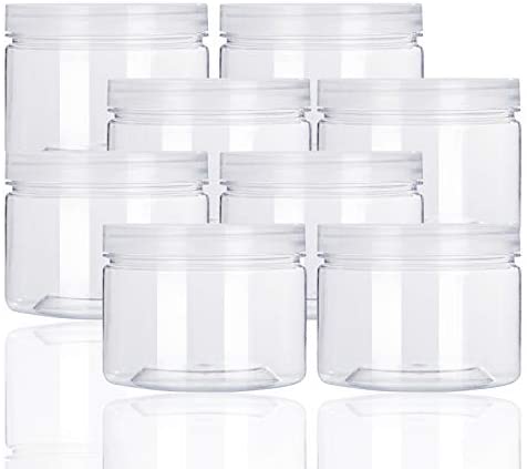 Slime Storage Container Jars with Lids – 16 Pack – 4 oz. Clear Slime C –  Shop YESY