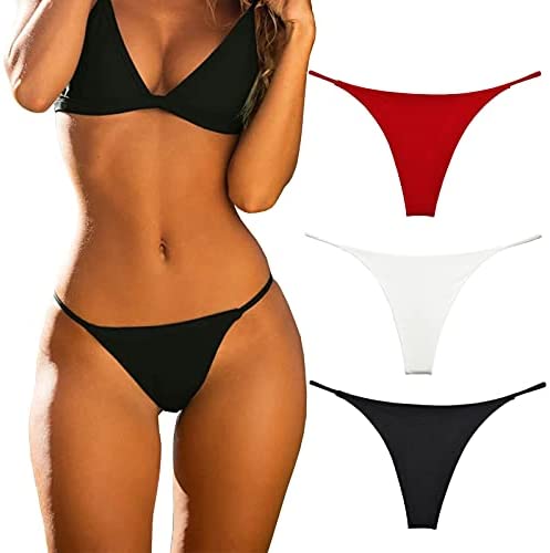  FINETOO Seamless Thongs for Women Sexy Underwear G