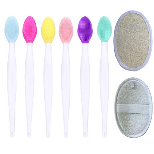Wholesale Lip Scrub Brush 18Pcs DoubleSided Silicone Exfoliating Soft