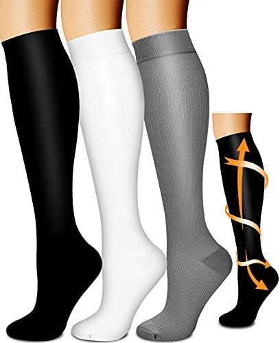  Newcotte Compression Socks with Zipper for Women Thigh