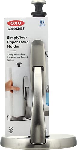 OXO Good Grips SimplyTear Tension Arm Paper Towel Holder in