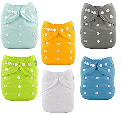 Girl 3 Pack Snappi Cloth Diaper