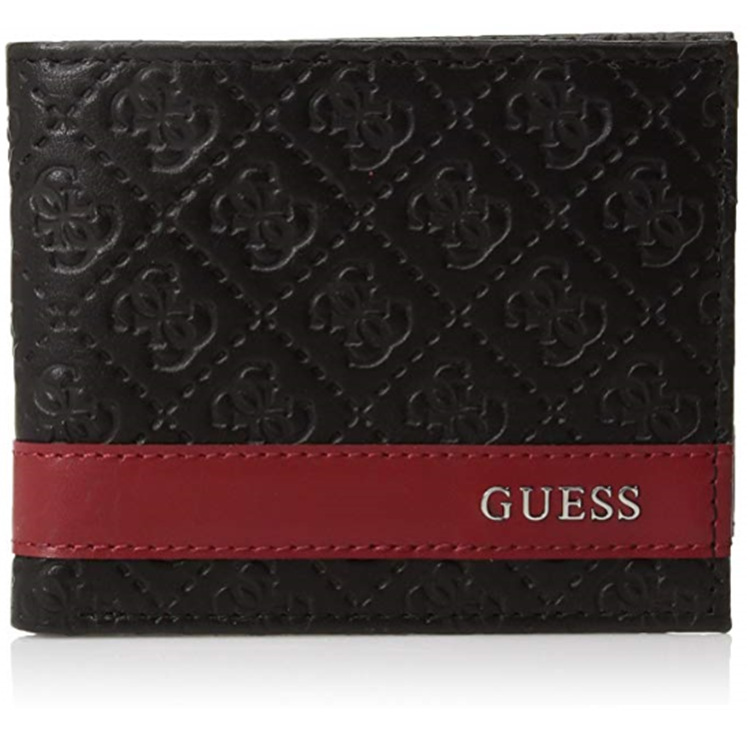 Wholesale Guess Men's Leather Slim Wallet Bifold With Details at Men’s