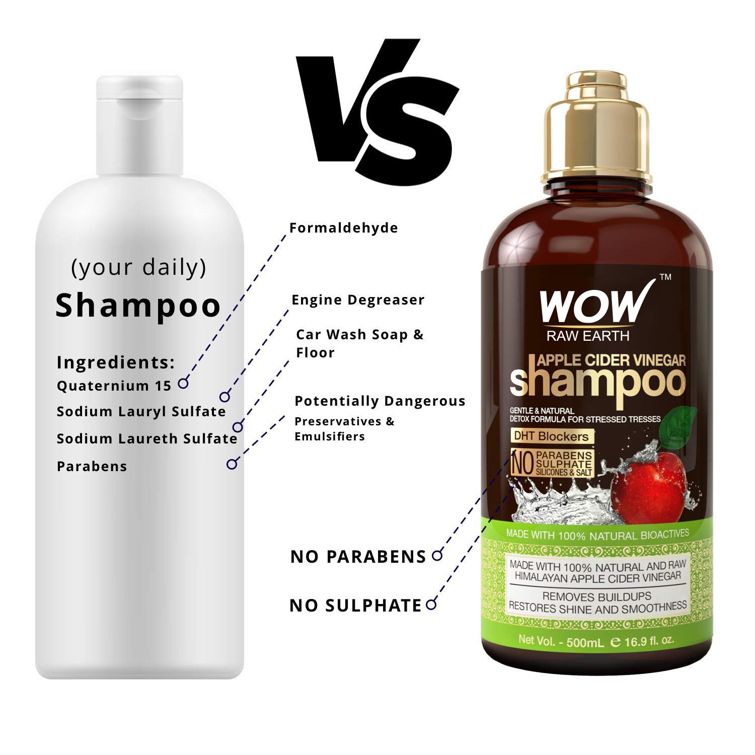 Wholesale Raw Earth Shampoo English Shampoo Apple Cider Vinegar Coconut Oil  Hair Care
