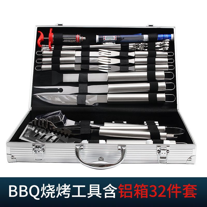 Grill Set - Kaluns BBQ 21 Piece Utensil Grill Set Heavy Duty Stainless Steel Tools, Professional Grilling Accessories