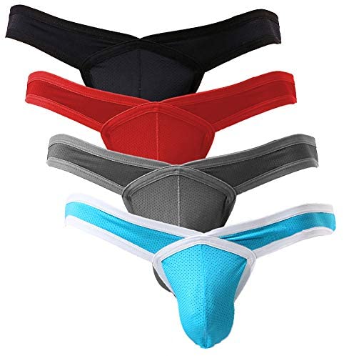 IKINGSKY Men's Cheeky Underwear Mens Bikini Panties Sexy Branzilian Back  Briefs (Small, 6 Pack) at  Men's Clothing store