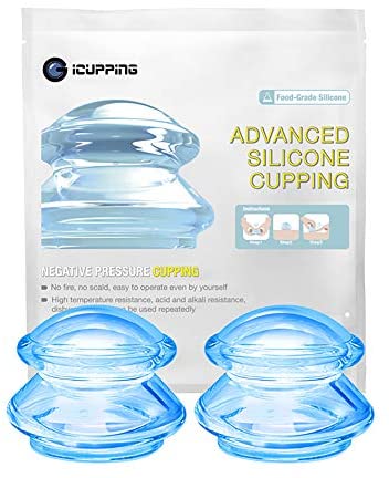 Lure Cupping Edge Therapy Sets - Professional Silicone Cupping Set (Flex)  for Muscle and Joint Pain Relief, Cellulite and More (Set of 4, Purple) :  : Health & Personal Care