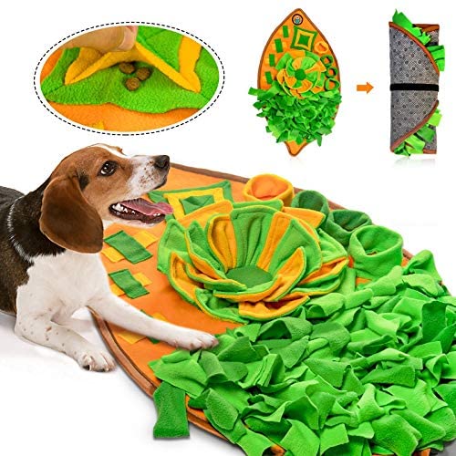 NEECONG Dog Snuffle-Mat Slow-Feeder-Bowl - Simulating Grassland for  Boredom, Encourages Natural Foraging Skills for Pet, Treat Indoor Outdoor  Stress