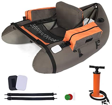Wholesale LAZZO Inflatable Fishing Float Tube with Hand Air Pump, Flotation  Boat with Orange Storage Pockets, Inflatable Seat and backrest, Fish Ruler,  Adjustable Straps, Bearing 286lbs, Gray : Sports & Outdoors