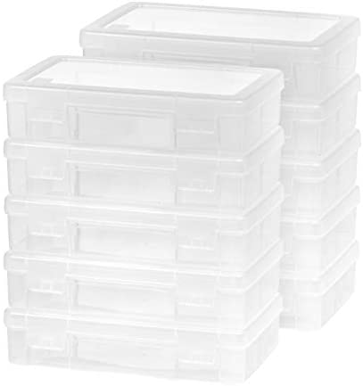 Large Plastic Hobby Art Craft Supply Organizer Storage Box with Snap-T –  Loomini
