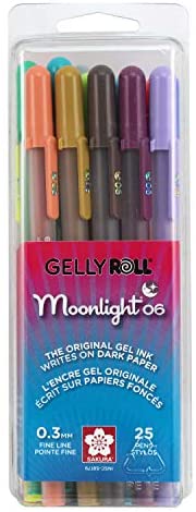 37906 Sakura Gelly Roll Stardust Gel Pen, Clear Glitter, 0.5mm, 2 Packs of  2