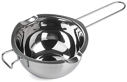 Double Boiler Pot Set for Melting Chocolate, Butter, Cheese, Caramel and  Candy - 18/8 Steel Melting Pot, 2 Cup Capacity, Including The 1000ml and