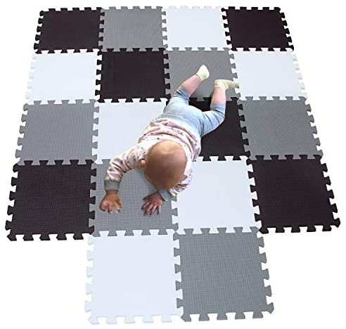 ToyVelt Foam Puzzle Floor Mat for Kids – Interlocking Play Mat with Colors,  Alphabet, ABC, 3+ years old