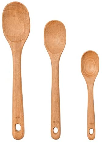 Wooden Spoons for Cooking 7-Piece, Kitchen Nonstick Bamboo Cooking Utensils  Set, Durable and Healthy Bamboo Wooden Spatula Spoon for Cooking, Eisinly