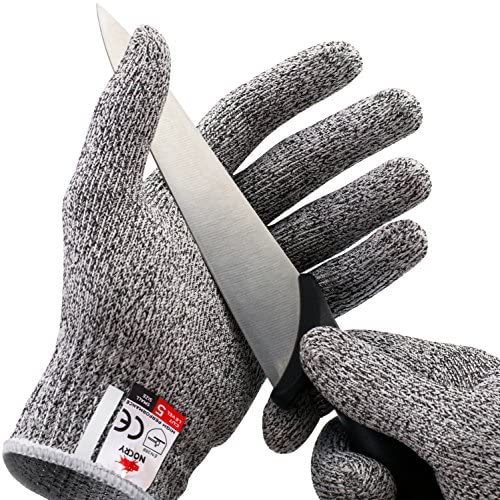 toolant A4 Cut Resistant Work Gloves with Grip, Ultra Thin Safety Glove for Fishing, Wood Carving, Gardening,1/3 Pairs,S-XL