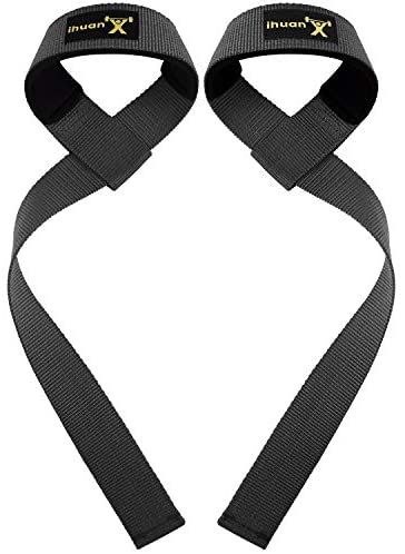 Gym Maniac - Padded Wrist Straps for Weightlifting - High Grip, Silica Gel  Wraps - Gym Accessories for Men and Women - Workout Grips and Lifting