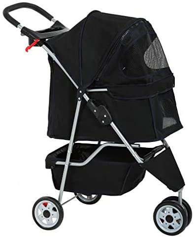 Luxury Detachable Carrier One Hand Folding Pet Stroller and Carrie Luxury  Pet Strollers Large Pet Stroller - China Pet Trolleys and 4 Wheels Dog  Stroller price