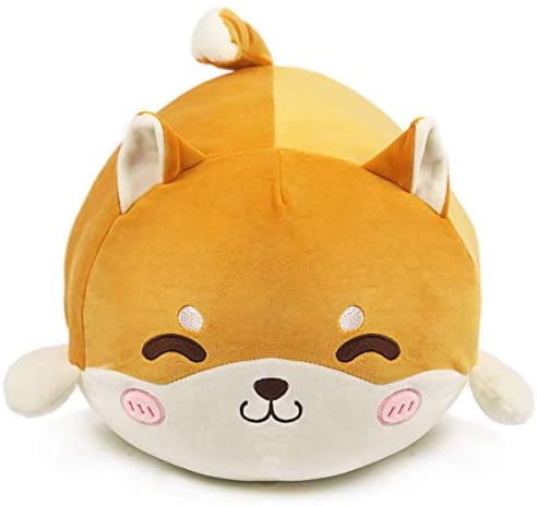 11.8 Shiba Inu Pillow Plush, Stuffed Animal Kawaii Fat Dog Plushy Soft  Anime Corgi Hugging Cuddle Pet Throw Plushies Cartoon Doggo Doll Toy Best  Gift