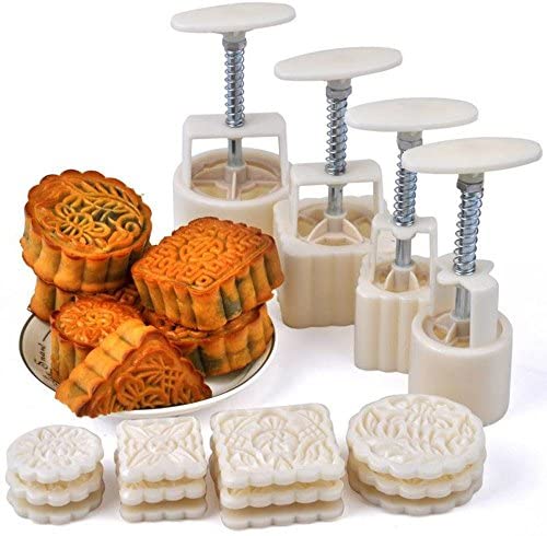 A FEI Plastic Mooncake Mold 75g Lion Stamps Biscuit Cookie Cutter Mould DIY  Fondant Baking Tool