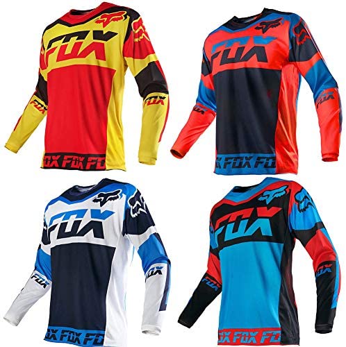 Men Motocross Jersey Long Sleeves Motorcycle Racing Shirt Bike Riding Top Bicycle Cycling Clothing 5 