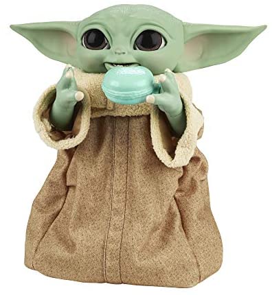 Star Wars Grogu Plush  Hug 'n Nuzzle Soft Doll with Sound