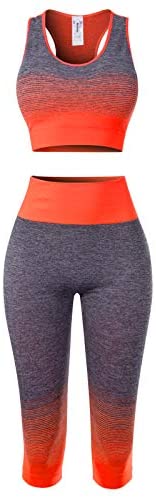 MixMatchy Women's Sports Gym Yoga Workout Activewear Sets Tank Crop Top & Capri  Leggings Set: Clothing | Supply Leader — Wholesale Supply