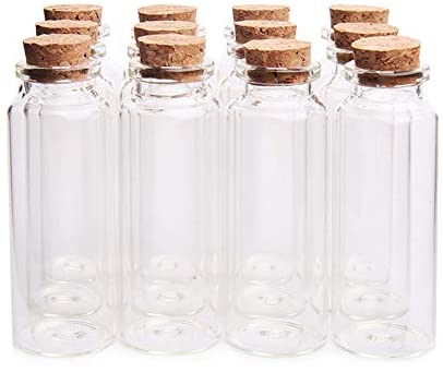 Brajttt 64PCS Cork Stoppers Glass Bottles, DIY Decoration Tiny