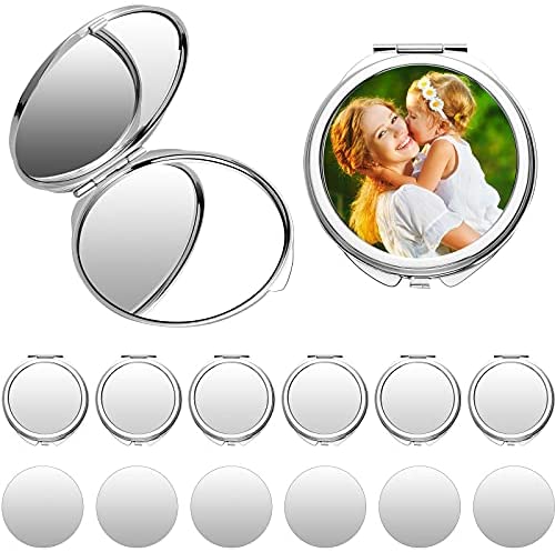 Compact Mirror Bulk, Round Makeup Mirror for Purse, Set of 24 (4-Color)