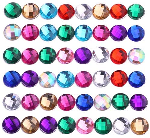 360Pcs Craft Gems Jewels Acrylic Flatback Rhinestones Gemstone for Arts and  Craf