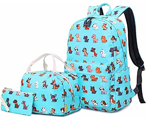 Renewold 3 Pack Toddler Backpack Pomeranian School Bag Lunch Box