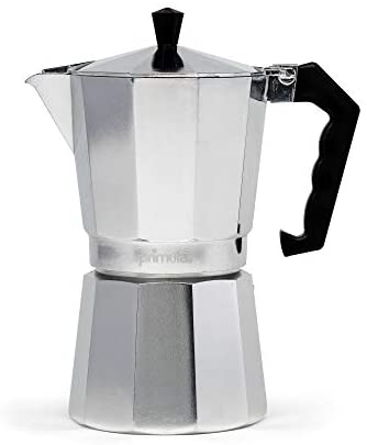 Bialetti Stainless Steel/ Aluminium Moka Induction, Silver (6 Cup), Me –  Teravan