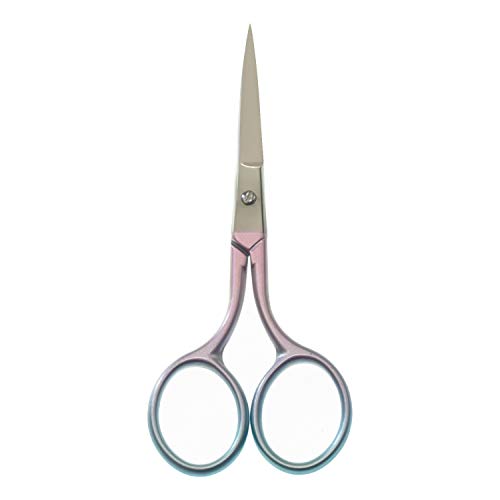3 Pack Small Nose Scissors Facial Hair Scissors Mini Beauty Scissors  Stainless Steel Trimming Pointed Scissor for Grooming Eyebrows, Nose,  Mustache