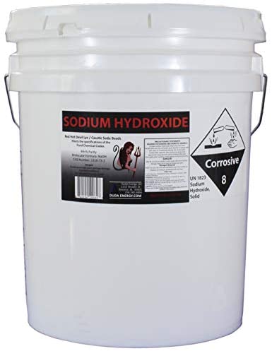 Sodium Hydroxide - Pure - Food Grade (Lye, Caustic Soda) (10 Pounds)