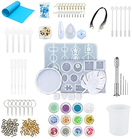 Resin Decoration Accessories Kit, Resin Jewelry Making Supplies