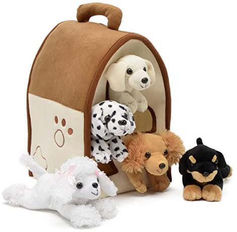  Unipak 1874BK Soft Plush Black Bear Backpack with Adjustable  Straps Zippered Pocket Cute Fluffy Wild Animal, 20-inch