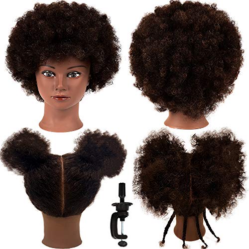 Mannequin Head 26-28 Synthetic Fiber Training Head Braiding Head