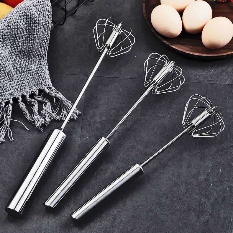 OYV Silicone Whisk,3 pack Professional whisks for cooking non  scratch,Stainless Steel & Silicone wisk,plastic rubber whisk for nonstick  cookware,small